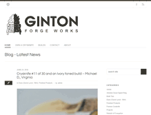 Tablet Screenshot of gintonforge.com